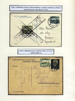 TESCHENER SCHLESIEN - POSTGESCHICHTE 1938-1941 – Blatt 15