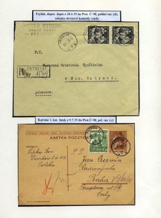 TESCHENER SCHLESIEN - POSTGESCHICHTE 1938-1941 – Blatt 19