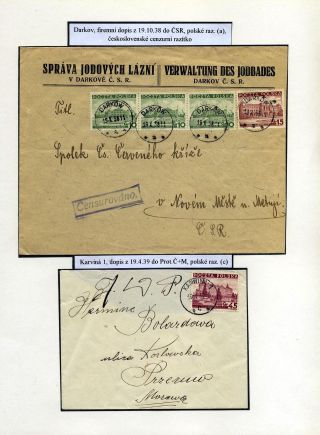 TESCHENER SCHLESIEN - POSTGESCHICHTE 1938-1941 – Blatt 20