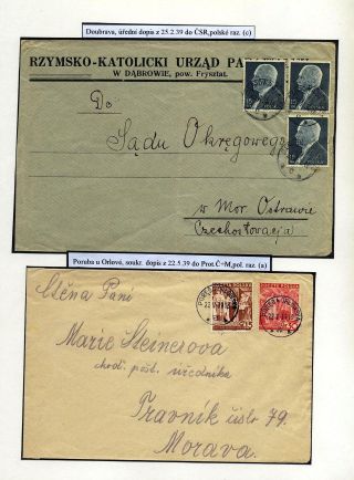 TESCHENER SCHLESIEN - POSTGESCHICHTE 1938-1941 – Blatt 23