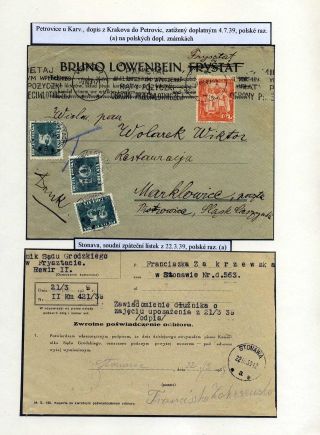 TESCHENER SCHLESIEN - POSTGESCHICHTE 1938-1941 – Blatt 25