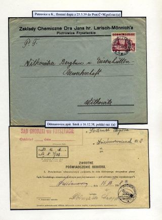 TESCHENER SCHLESIEN - POSTGESCHICHTE 1938-1941 – Blatt 26