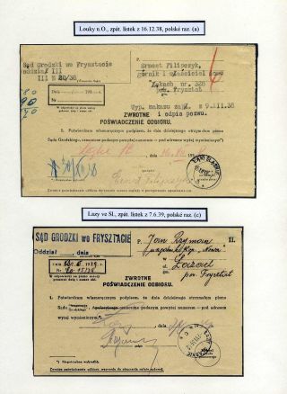 TESCHENER SCHLESIEN - POSTGESCHICHTE 1938-1941 – Blatt 28