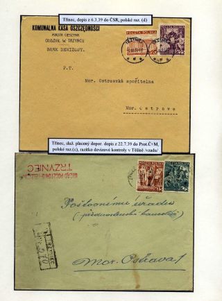 TESCHENER SCHLESIEN - POSTGESCHICHTE 1938-1941 – Blatt 29