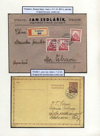 TESCHENER SCHLESIEN - POSTGESCHICHTE 1938-1941 – Blatt 42