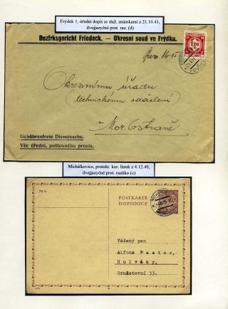 TESCHENER SCHLESIEN - POSTGESCHICHTE 1938-1941 – Blatt 43