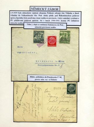 TESCHENER SCHLESIEN - POSTGESCHICHTE 1938-1941 – Blatt 44