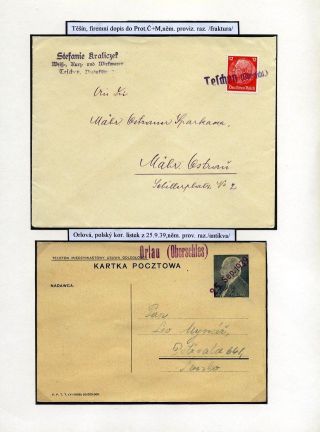 TESCHENER SCHLESIEN - POSTGESCHICHTE 1938-1941 – Blatt 45