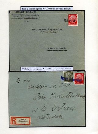 TESCHENER SCHLESIEN - POSTGESCHICHTE 1938-1941 – Blatt 46