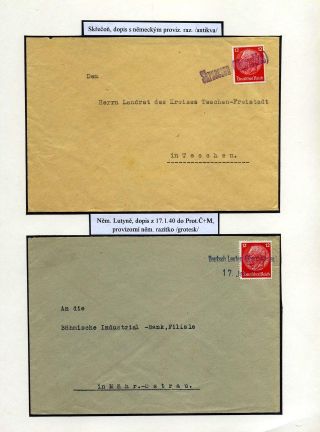 TESCHENER SCHLESIEN - POSTGESCHICHTE 1938-1941 – Blatt 48