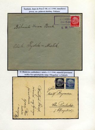 TESCHENER SCHLESIEN - POSTGESCHICHTE 1938-1941 – Blatt 57