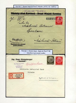 TESCHENER SCHLESIEN - POSTGESCHICHTE 1938-1941 – Blatt 59