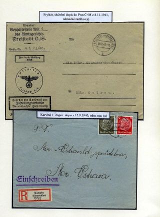 TESCHENER SCHLESIEN - POSTGESCHICHTE 1938-1941 – Blatt 64
