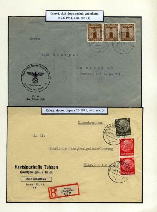 TESCHENER SCHLESIEN - POSTGESCHICHTE 1938-1941 – Blatt 69