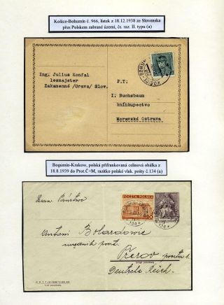 TESCHENER SCHLESIEN - POSTGESCHICHTE 1938-1941 – Blatt 73