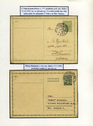 TESCHENER SCHLESIEN - POSTGESCHICHTE 1938-1941 – Blatt 74