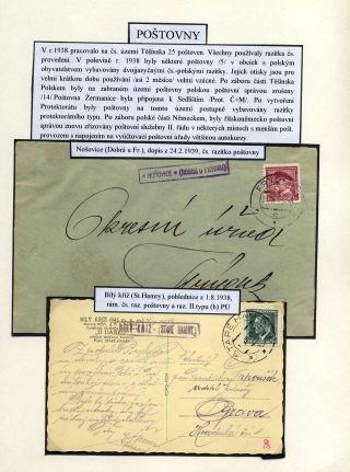 TESCHENER SCHLESIEN - POSTGESCHICHTE 1938-1941 – Blatt 78