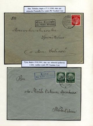 TESCHENER SCHLESIEN - POSTGESCHICHTE 1938-1941 – Blatt 80