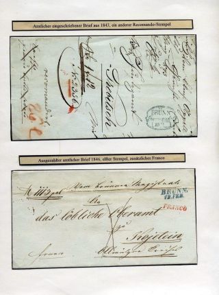 POSTAL ROUTES IN MORAVIA 1785-1850 – sheet 6