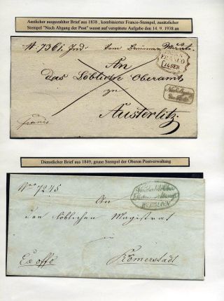 POSTAL ROUTES IN MORAVIA 1785-1850 – sheet 8