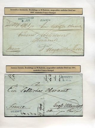 POSTAL ROUTES IN MORAVIA 1785-1850 – sheet 11
