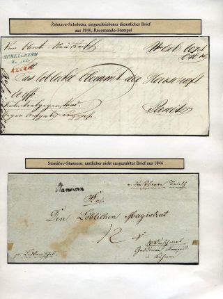 POSTAL ROUTES IN MORAVIA 1785-1850 – sheet 12