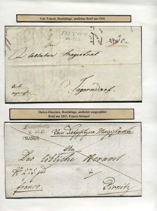 POSTAL ROUTES IN MORAVIA 1785-1850 – sheet 13