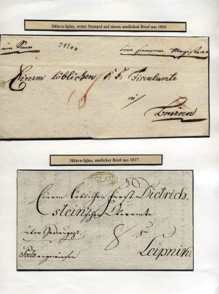 POSTAL ROUTES IN MORAVIA 1785-1850 – sheet 15