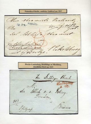 POŠTOVNÍ SPOJE NA MORAVĚ 1785-1850 – list 18