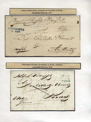 POŠTOVNÍ SPOJE NA MORAVĚ 1785-1850 – list 20