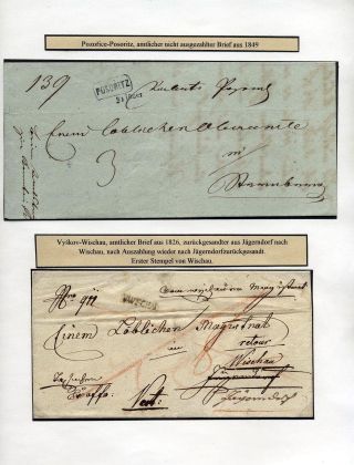 POŠTOVNÍ SPOJE NA MORAVĚ 1785-1850 – list 22