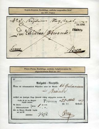 POŠTOVNÍ SPOJE NA MORAVĚ 1785-1850 – list 29