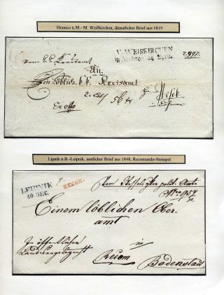 POŠTOVNÍ SPOJE NA MORAVĚ 1785-1850 – list 35