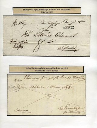 POŠTOVNÍ SPOJE NA MORAVĚ 1785-1850 – list 43