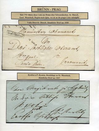 POŠTOVNÍ SPOJE NA MORAVĚ 1785-1850 – list 45
