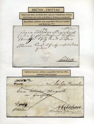 POŠTOVNÍ SPOJE NA MORAVĚ 1785-1850 – list 49