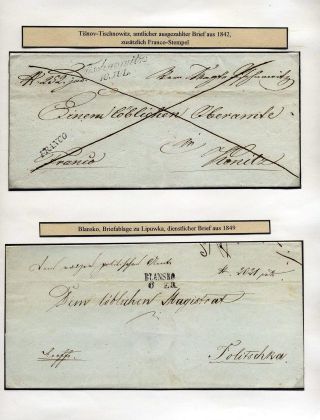 POŠTOVNÍ SPOJE NA MORAVĚ 1785-1850 – list 50
