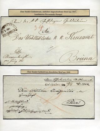 POŠTOVNÍ SPOJE NA MORAVĚ 1785-1850 – list 51
