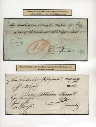 POŠTOVNÍ SPOJE NA MORAVĚ 1785-1850 – list 52