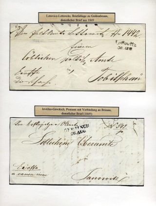 POŠTOVNÍ SPOJE NA MORAVĚ 1785-1850 – list 54