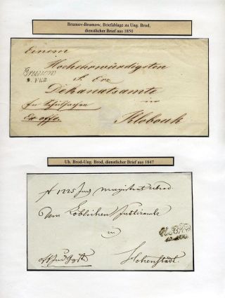 POŠTOVNÍ SPOJE NA MORAVĚ 1785-1850 – list 64