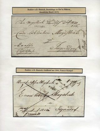 POSTLINIEN IN MÄHREN 1785-1850 – Blatt 66