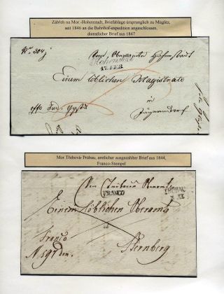POSTLINIEN IN MÄHREN 1785-1850 – Blatt 71