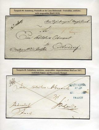 POSTLINIEN IN MÄHREN 1785-1850 – Blatt 72