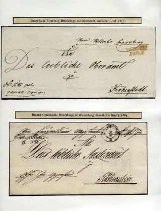 POSTLINIEN IN MÄHREN 1785-1850 – Blatt 75