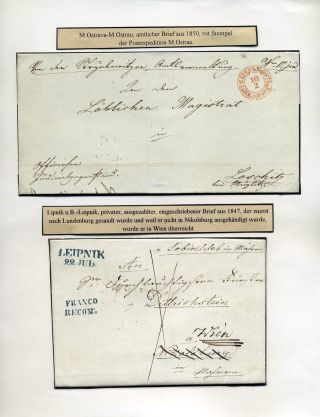 POSTLINIEN IN MÄHREN 1785-1850 – Blatt 78