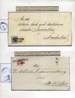 POSTLINIEN IN MÄHREN 1785-1850 – Blatt 79