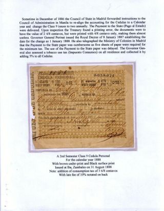 PHILIPPINE RESIDENT CERTIFICATES – sheet 9