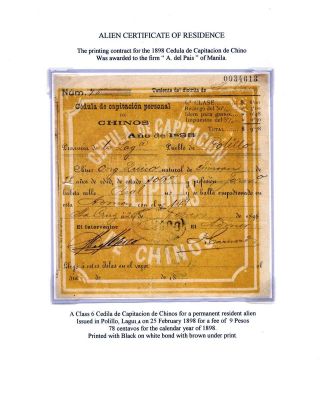 PHILIPPINISCHE BÜRGER ZERTIFIKATE – Blatt 35