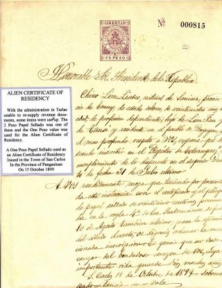 PHILIPPINISCHE BÜRGER ZERTIFIKATE – Blatt 40